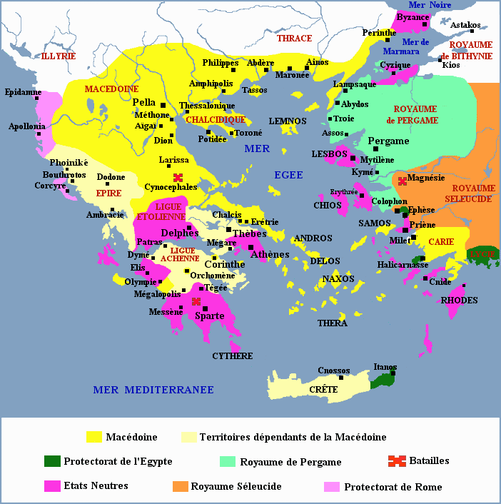 macedoine carte antique