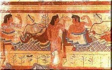 fresque Etrusque