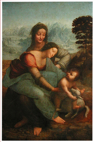 La Vierge et son enfant avec St Anne