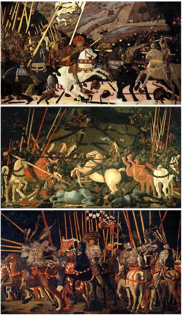 la Bataille de San Romano de Paolo Ucello